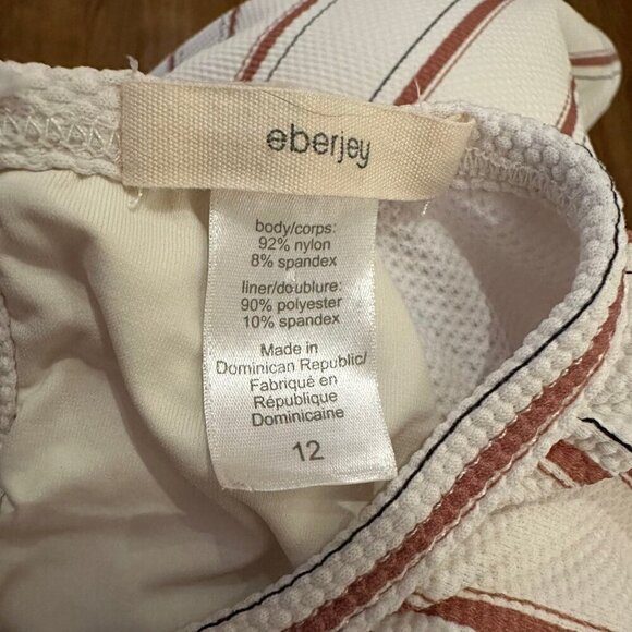 Eberjey striped Rashguard swimsuit - Picture 3 of 3